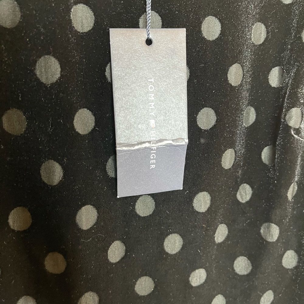 NWT Tommy Hilfiger velvet polka dot shift dress size‎ 8 - Picture 6 of 9